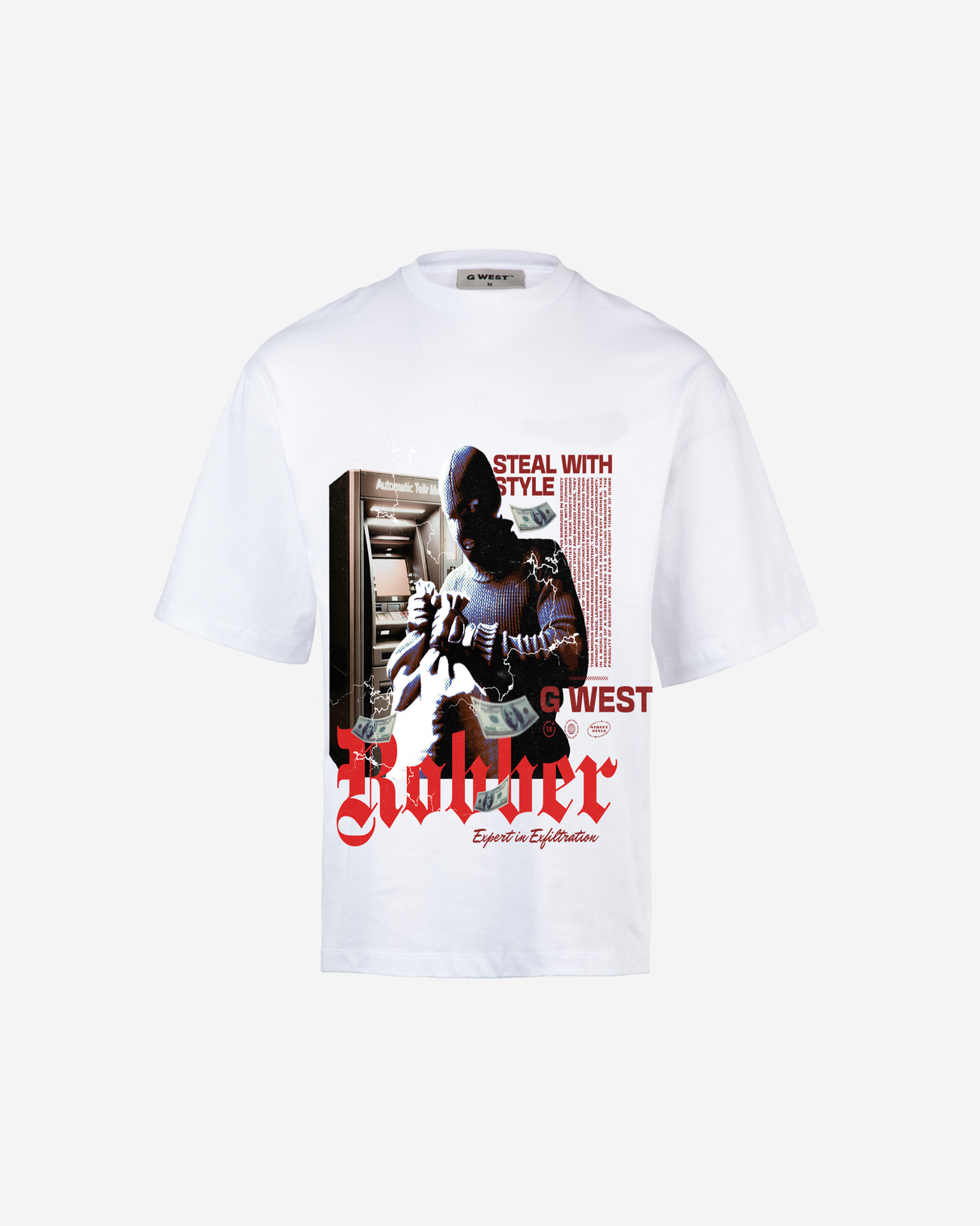 G-WEST ROBBER OVERSIZED TEE