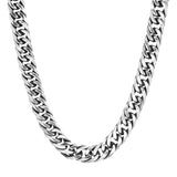Oxidized Cuban Link Chain Necklace