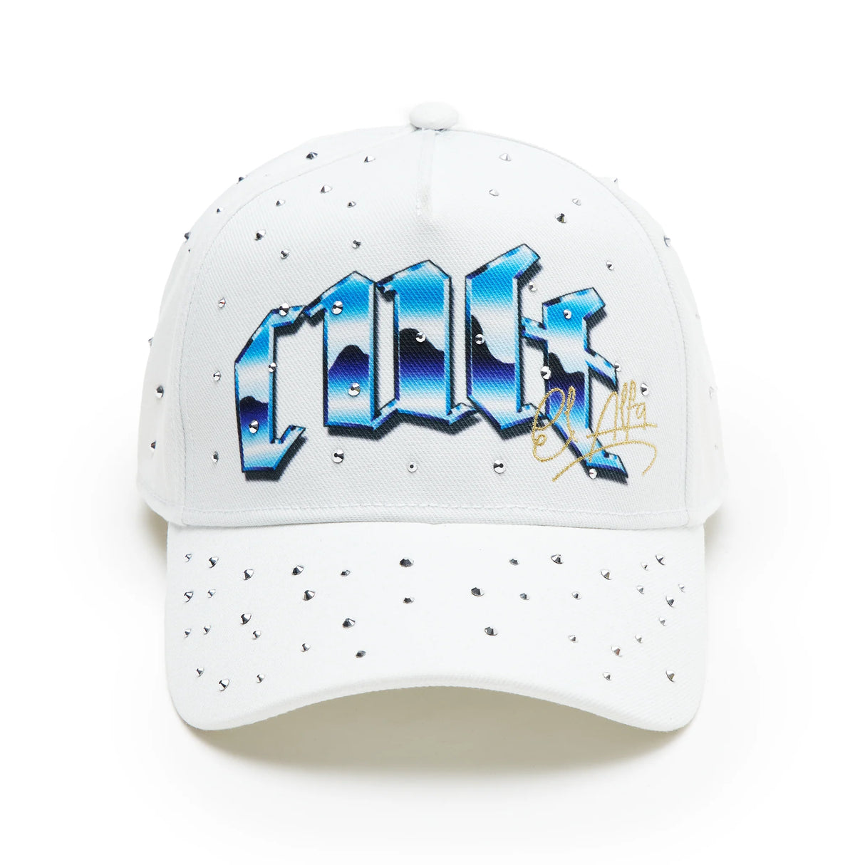 CULT OF INDIVIDUALITY 5 PANEL FRAME TRUCKER HAT IN WINTER WHITE