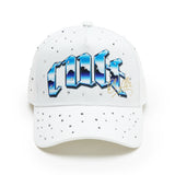 CULT OF INDIVIDUALITY 5 PANEL FRAME TRUCKER HAT IN WINTER WHITE