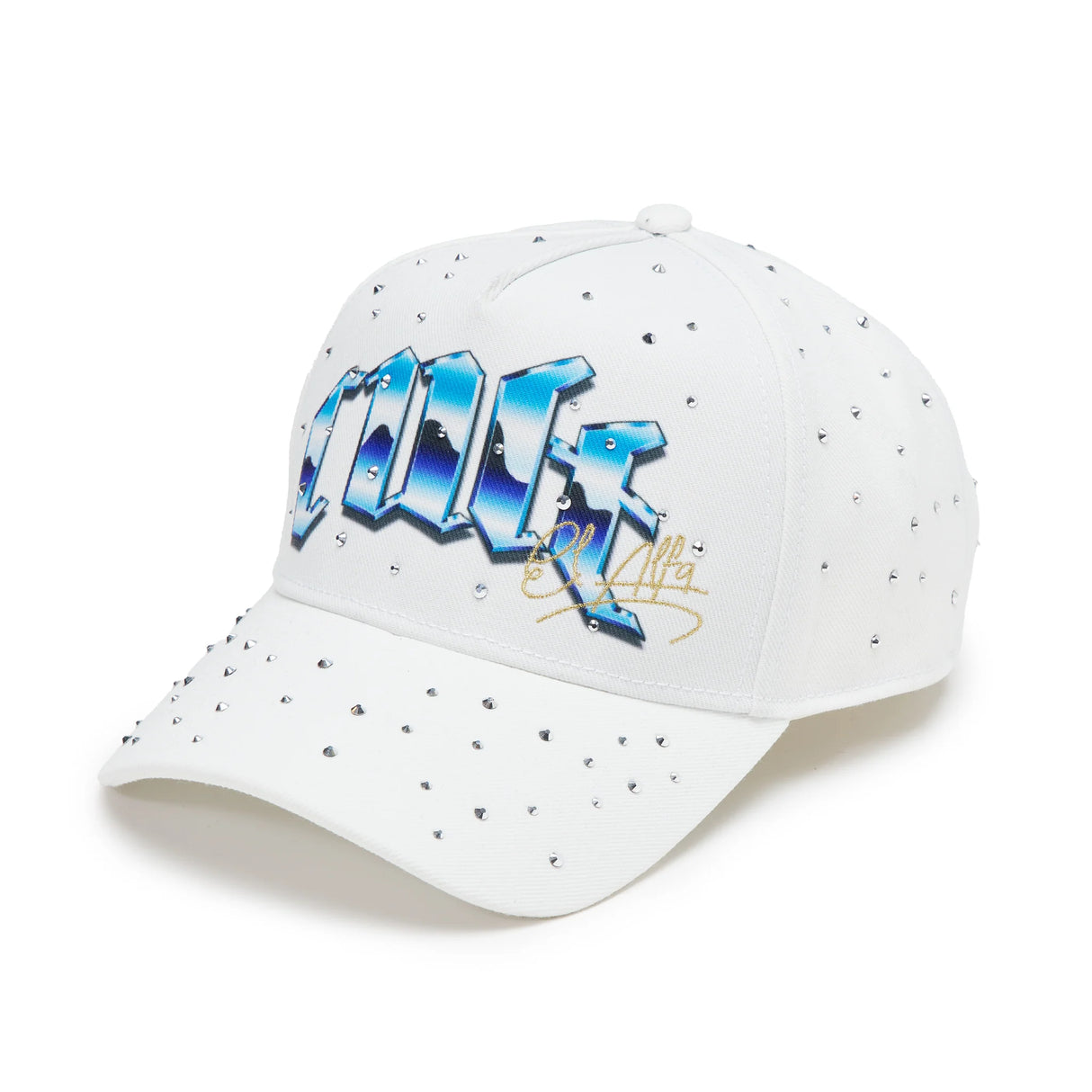 CULT OF INDIVIDUALITY 5 PANEL FRAME TRUCKER HAT IN WINTER WHITE