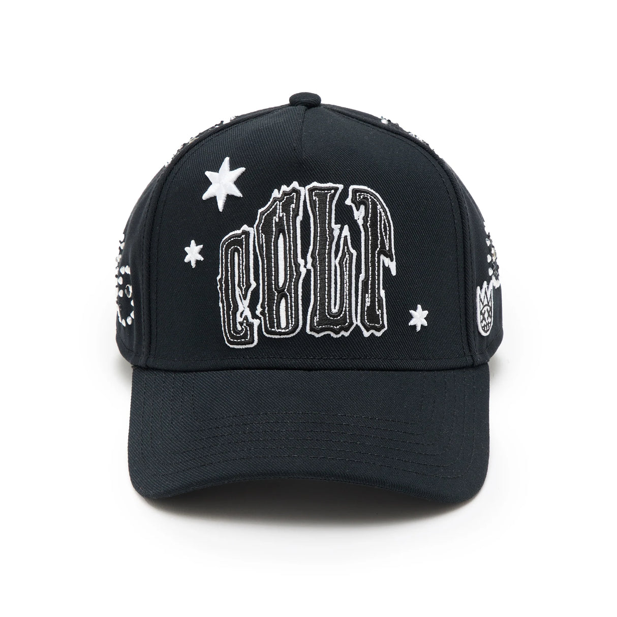 CULT OF INDIVIDUALITY 5 PANEL FRAME TRUCKER HAT IN BLACK