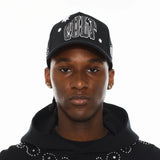 CULT OF INDIVIDUALITY 5 PANEL FRAME TRUCKER HAT IN BLACK