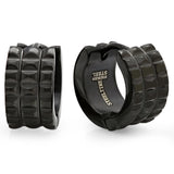 Punk Rock Studded Huggie Earrings