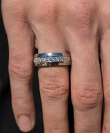 CZ Rope Accent Ring