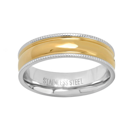 Two Tone Band Ring