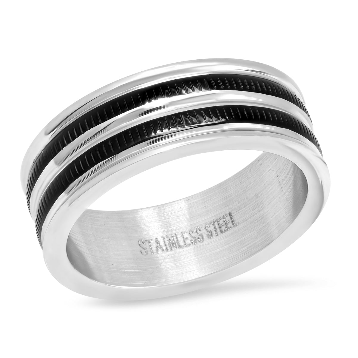 Double Stripe Band Ring