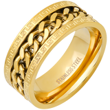 Cuban Link Spinner Ring