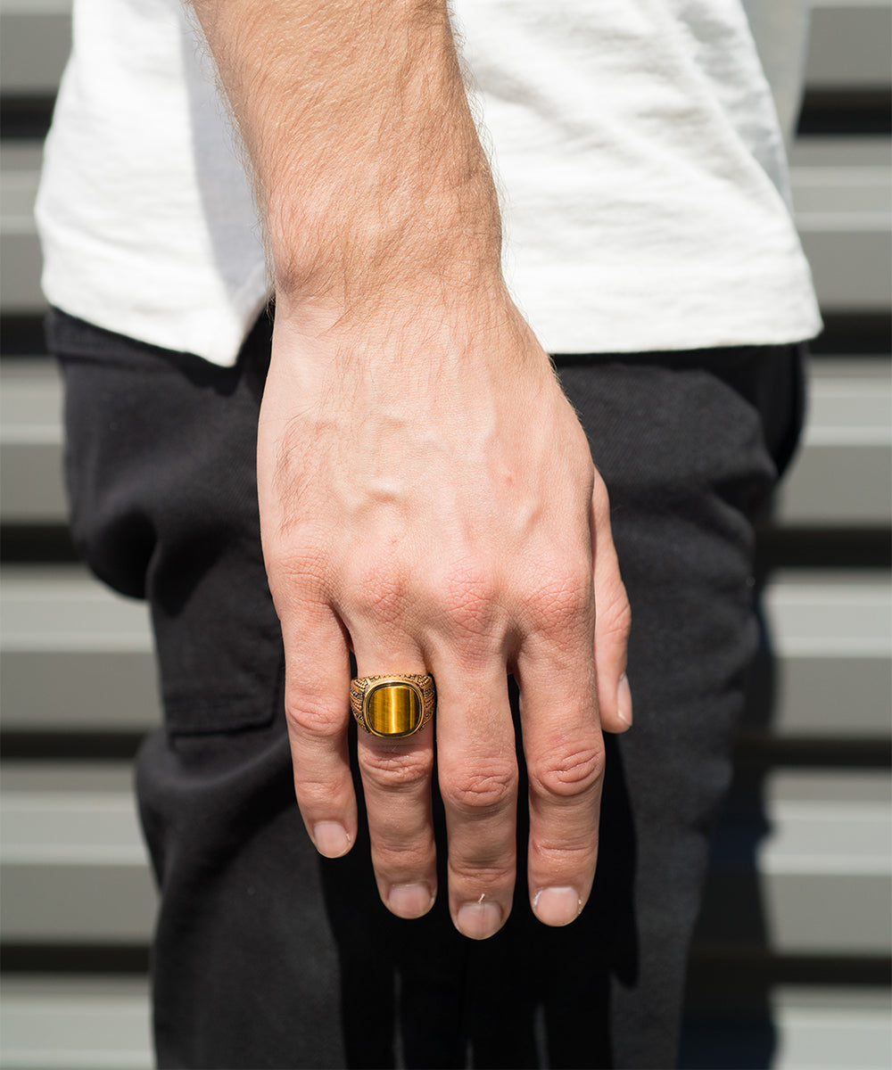 Eye of The Tiger Statement Ring