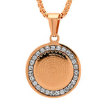 Padre Nuestro Prayer with Simulated Diamonds