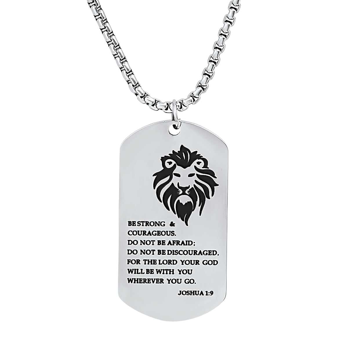 Be Strong…. Dog Tag Pendant