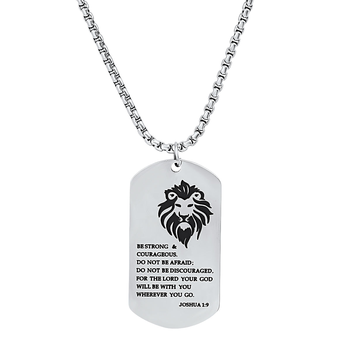 Be Strong…. Dog Tag Pendant