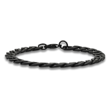 Black Ion Plated Cuban Link Bracelet