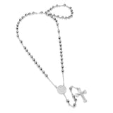 Our Father Prayer Rosary Necklace