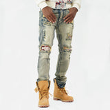 Makobi M1949 Gianni Jeans w/ Tapestry Underlay - Dirt