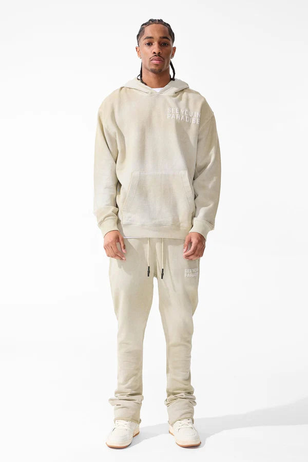 JORDAN  CRAIG PARADISE FRENCH TERRY WASHED PULLOVER HOODIE MULTI COLORS