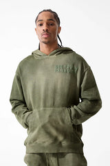 JORDAN  CRAIG PARADISE FRENCH TERRY WASHED PULLOVER HOODIE MULTI COLORS