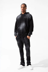 JORDAN  CRAIG PARADISE FRENCH TERRY WASHED PULLOVER HOODIE MULTI COLORS