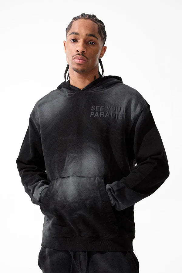 JORDAN  CRAIG PARADISE FRENCH TERRY WASHED PULLOVER HOODIE MULTI COLORS