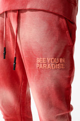 JORDAN CRAIG FRENCH TERRY WASHED PARADISE SWEATPANTS MULTI COLORS