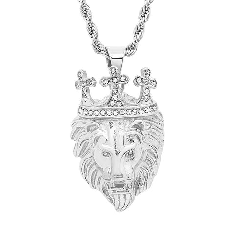 Triple Cross Lion King Pendant