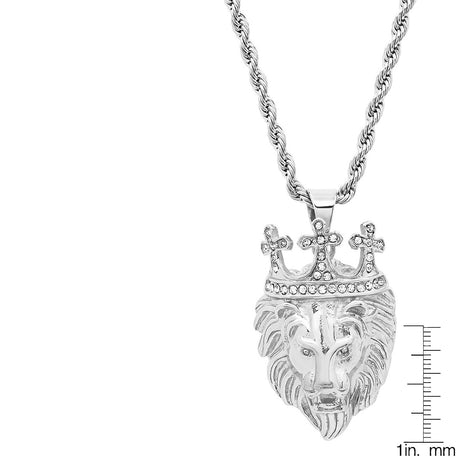 Triple Cross Lion King Pendant