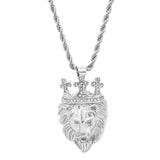 Triple Cross Lion King Pendant