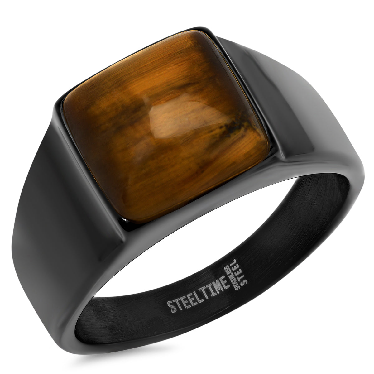 Black Eye of The Tiger Square Ring