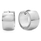Huggie Wide Band Hoops