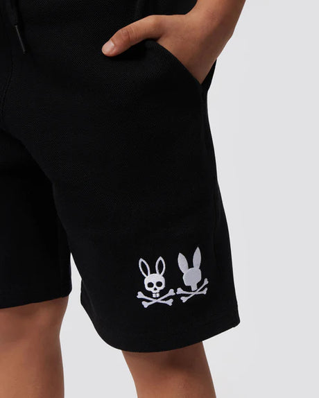 Psycho Bunny - Short - Twin Logo - Black
