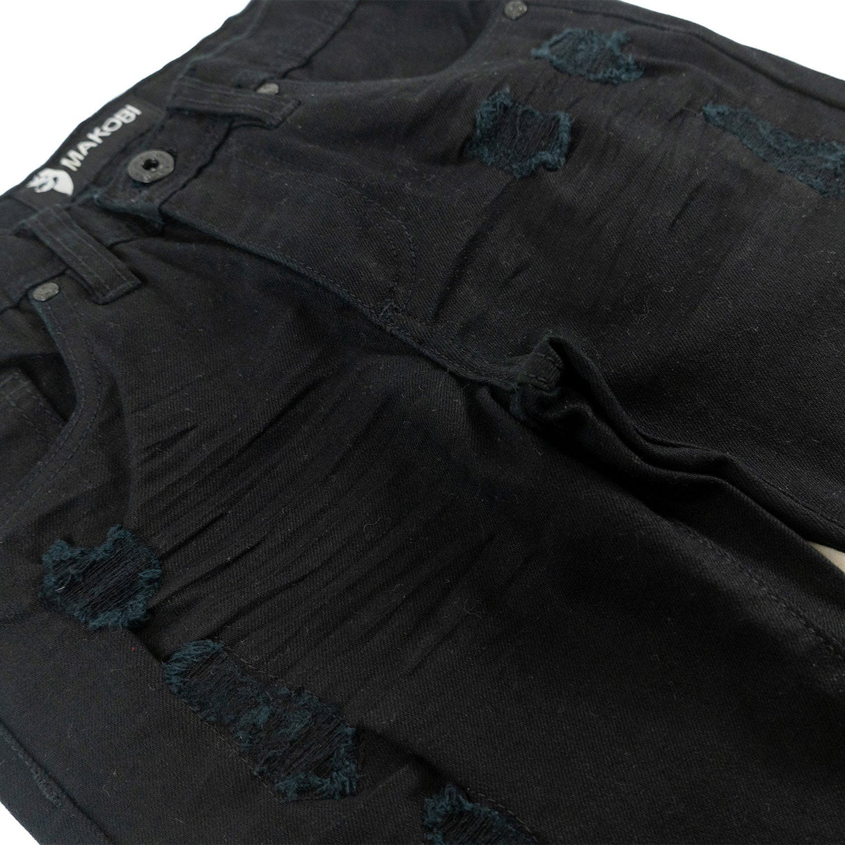 Makobi B1979 KIDS Jacob Stacked Jeans - Black