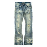 MAKOBI B1979 KIDS Jacob Stacked Jeans - Dirt