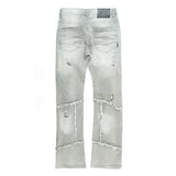 Makobi B1997 Gianno KIDS Stacked Jeans - Gray
