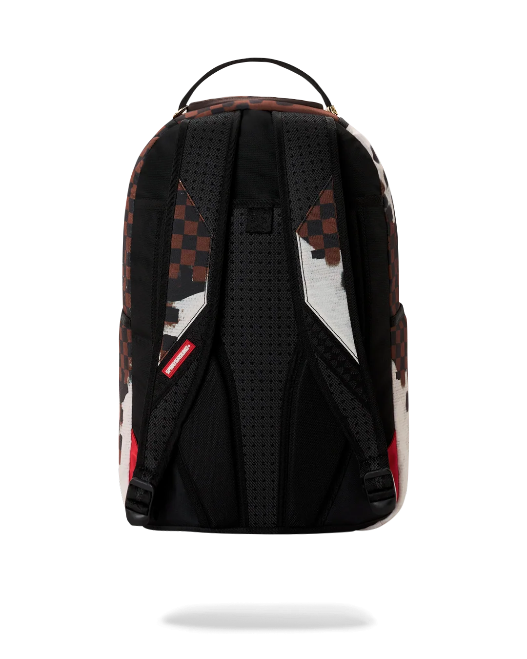 SprayGround Shark In Paris Cotton Canvas Painted DLX Backpack