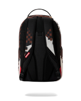 SprayGround Shark In Paris Cotton Canvas Painted DLX Backpack