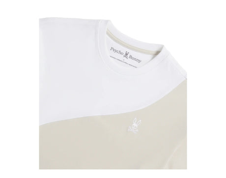 Psycho Bunny Relaxed Fit Embroidery Graphic Men's Tee Natural Linen