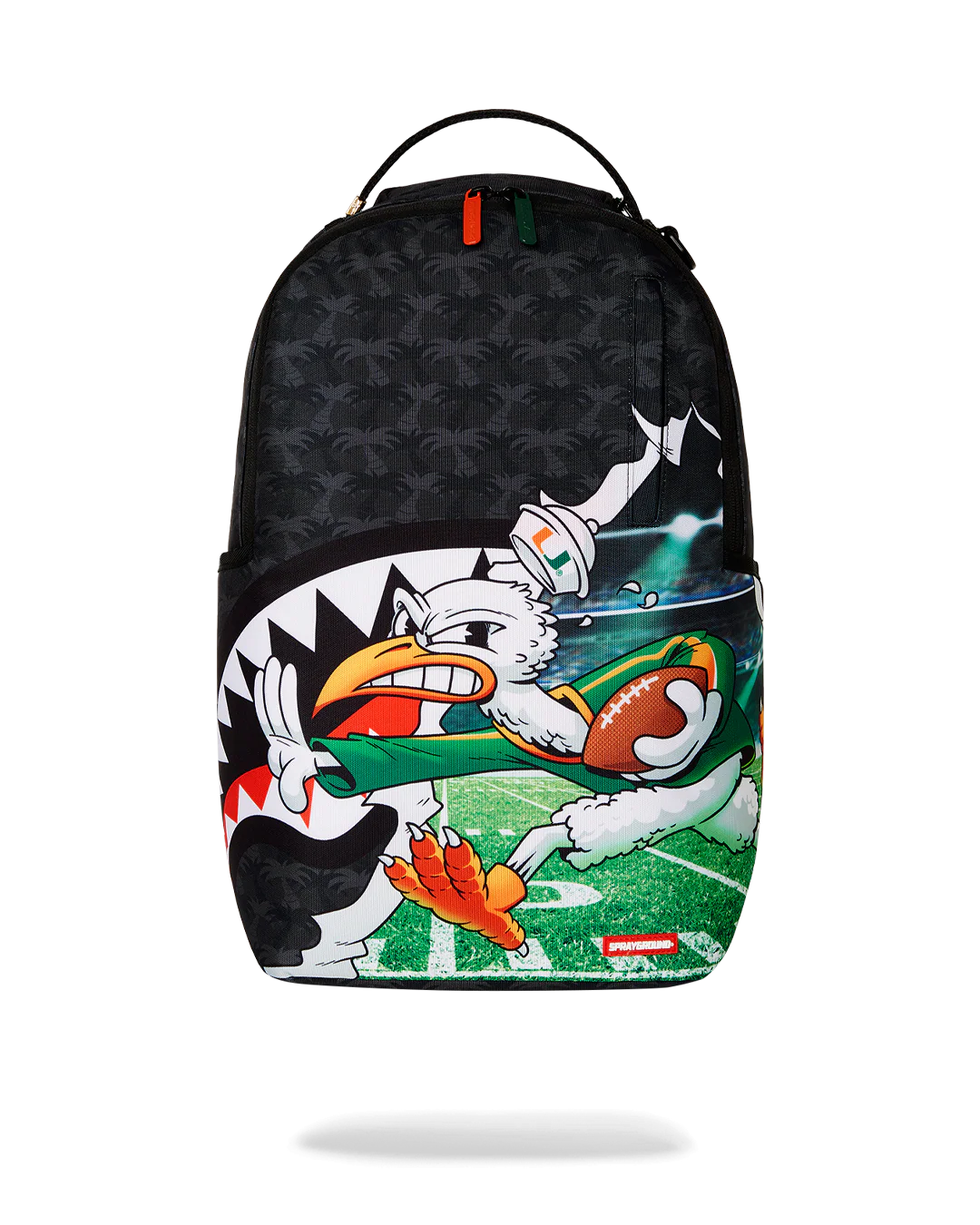 SPRAYGROUND UNIVERSITY OF MIAMI TOUCH DOWN DLXR BACKPACK