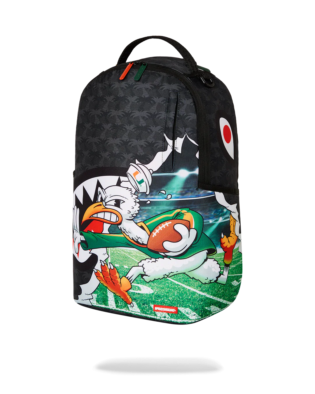 SPRAYGROUND UNIVERSITY OF MIAMI TOUCH DOWN DLXR BACKPACK