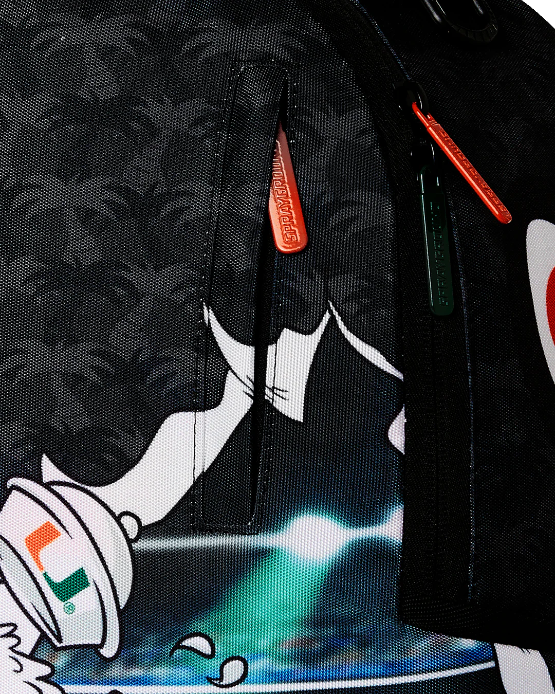 SPRAYGROUND UNIVERSITY OF MIAMI TOUCH DOWN DLXR BACKPACK
