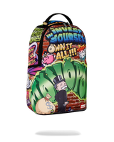 SPRAYGROUND MONOPOLY MAN GRAFFITI DLXR BACKPACK