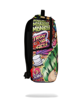 SPRAYGROUND MONOPOLY MAN GRAFFITI DLXR BACKPACK