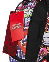 SPRAYGROUND MONOPOLY MAN GRAFFITI DLXR BACKPACK