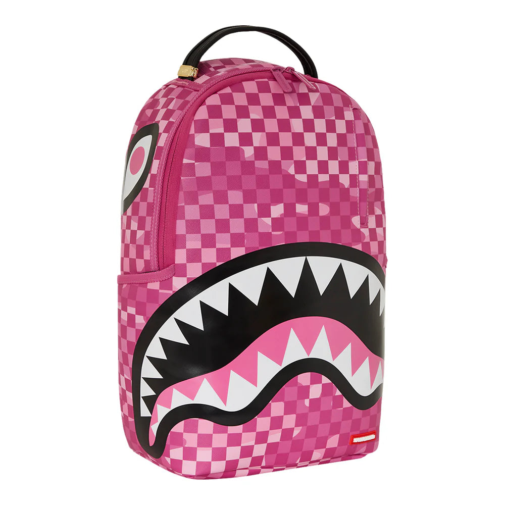 SPRAYGROUND PINK CAMOCHECK DLXSV BACKPACK