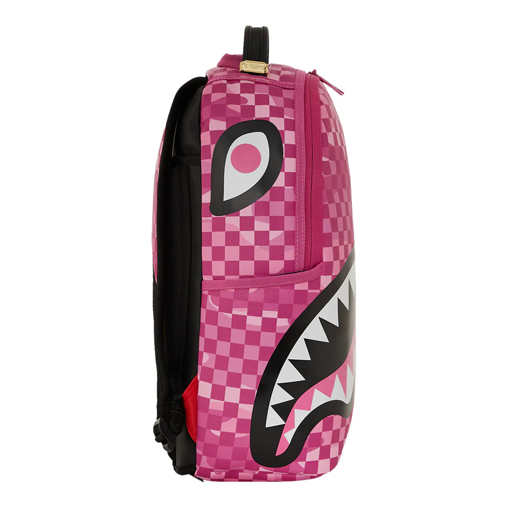 SPRAYGROUND PINK CAMOCHECK DLXSV BACKPACK