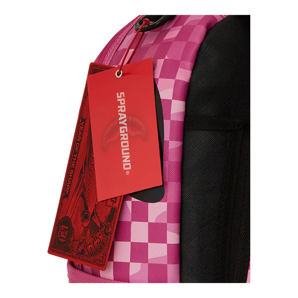 SPRAYGROUND PINK CAMOCHECK DLXSV BACKPACK