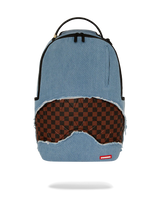 SPRAYGROUND DENIM SHARK BITE DLXSV BACKPACK