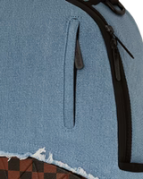 SPRAYGROUND DENIM SHARK BITE DLXSV BACKPACK