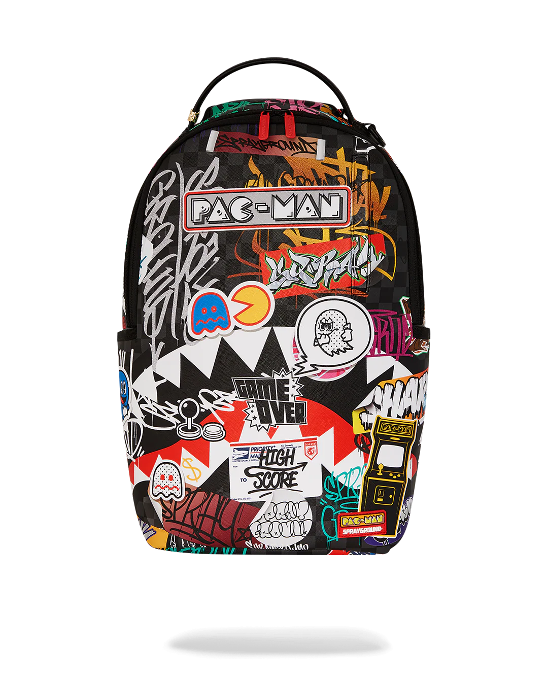 SPRAYGROUND PACMAN STICKERS DLXSV BACKPACK