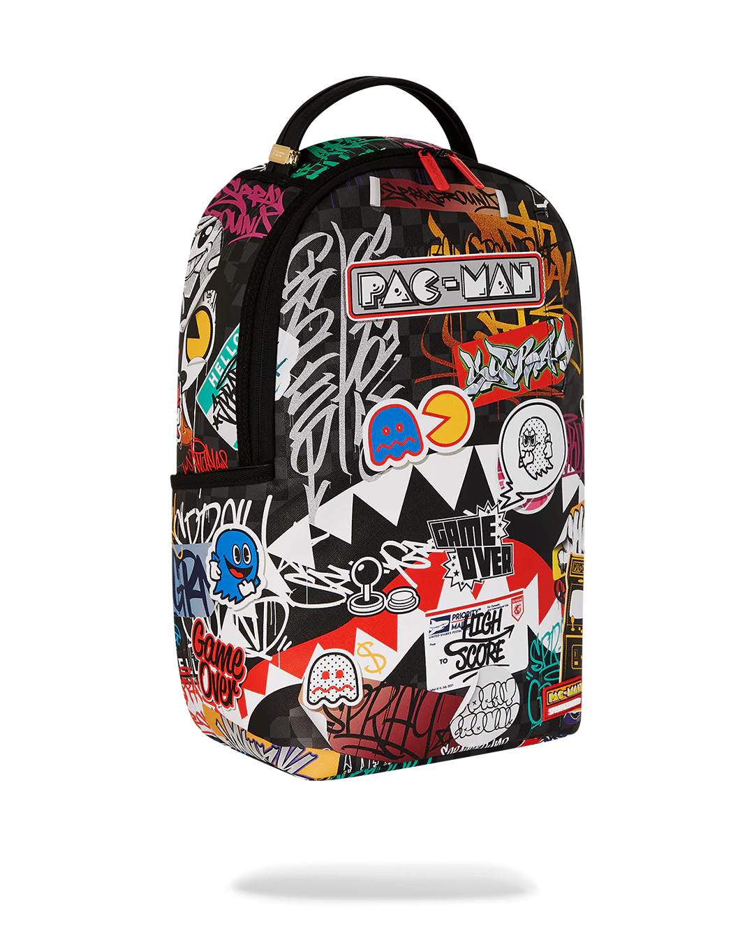 SPRAYGROUND PACMAN STICKERS DLXSV BACKPACK