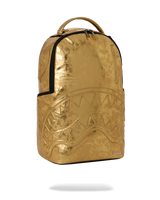 SprayGround Gold Weathered Dlxsv Backpack